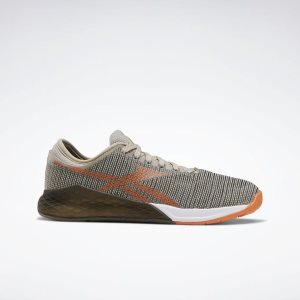 Reebok Nano 9.0 Trainingsschuhe Herren - Grün/Orange - DE 381-QDC